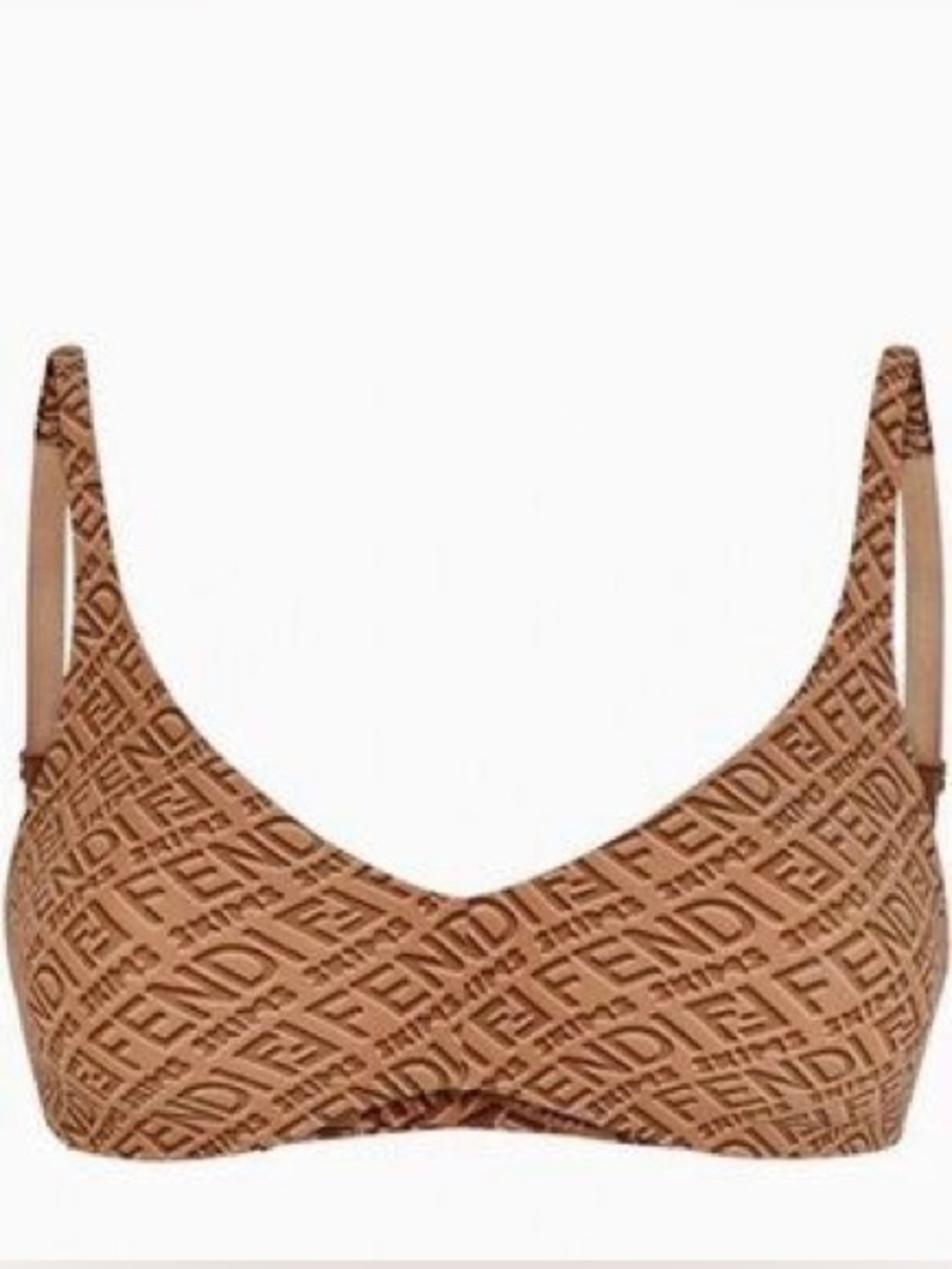 FENDI x SKIMS Skimpy Scoop Bralette California Tan Size Medium
